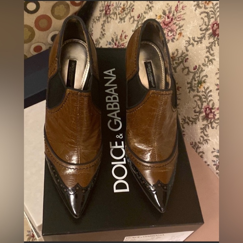 Dolce Gabbana shoes heel . Size 7, in the original box - Picture 3 of 9